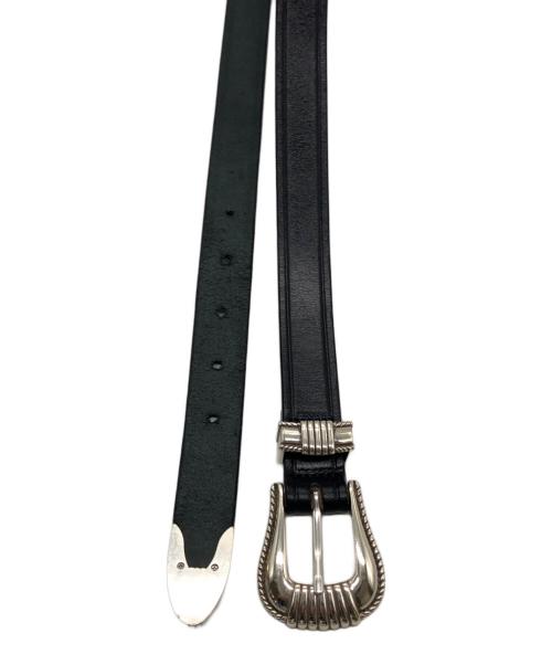 TORY LEATHER（トリーレザー）TORY LEATHER (トリーレザー) 3-PIECE SILVER BUCKLE BELTS ブラック サイズ:32の古着・服飾アイテム