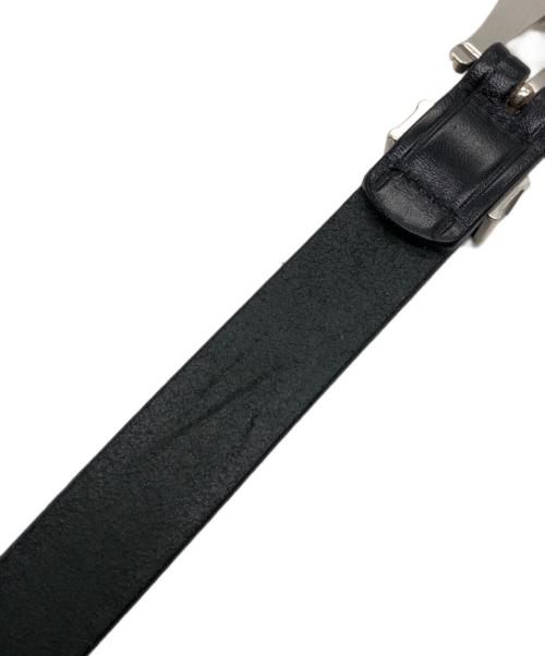 TORY LEATHER（トリーレザー）TORY LEATHER (トリーレザー) 3-PIECE SILVER BUCKLE BELTS ブラック サイズ:32の古着・服飾アイテム