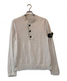 STONE ISLAND（ストーンアイランド）の古着「ヘンリーネックカットソー」｜グレー