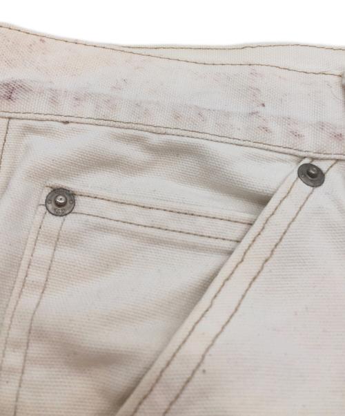 RRL（ダブルアールエル）RRL (ダブルアールエル) ペインターパンツ ホワイト サイズ:28×32の古着・服飾アイテム