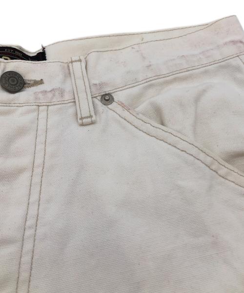 RRL（ダブルアールエル）RRL (ダブルアールエル) ペインターパンツ ホワイト サイズ:28×32の古着・服飾アイテム