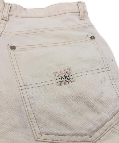 RRL（ダブルアールエル）RRL (ダブルアールエル) ペインターパンツ ホワイト サイズ:28×32の古着・服飾アイテム