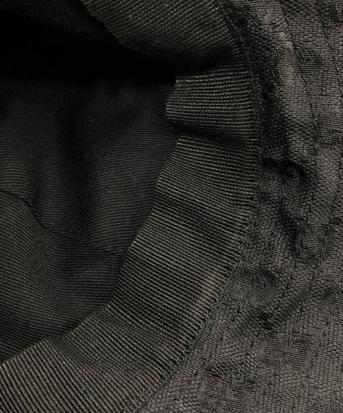 GUCCI（グッチ）GUCCI (グッチ) GG柄バケットハット ブラック サイズ:Lの古着・服飾アイテム