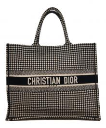 Christian Dior（クリスチャン ディオール）の古着「ブックトート ラージ トートバッグ」｜ホワイト×ブラック
