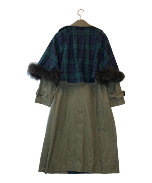 GRACE CLASS（グレースクラス）GRACE CLASS (グレースクラス) レイヤードトレンチコート カーキ サイズ:38の古着・服飾アイテム
