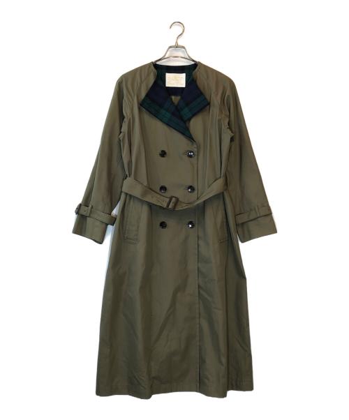 GRACE CLASS（グレースクラス）GRACE CLASS (グレースクラス) レイヤードトレンチコート カーキ サイズ:38の古着・服飾アイテム