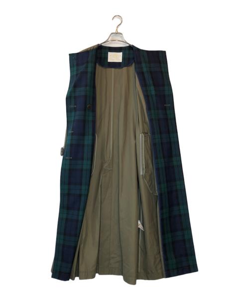 GRACE CLASS（グレースクラス）GRACE CLASS (グレースクラス) レイヤードトレンチコート カーキ サイズ:38の古着・服飾アイテム