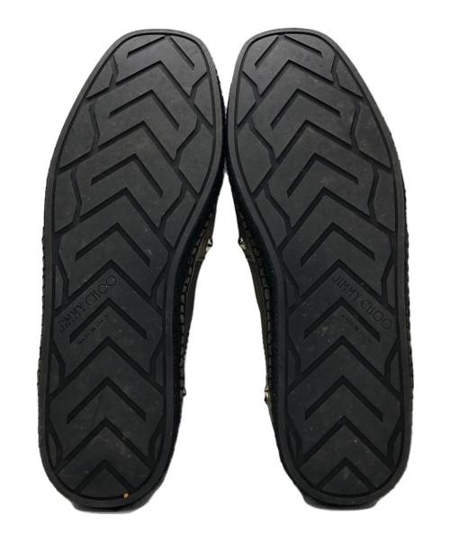 JIMMY CHOO（ジミーチュウ）JIMMY CHOO (ジミーチュウ) スタッズスウェードエスパドリーユ カーキ サイズ:43の古着・服飾アイテム