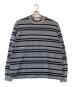 everyone（エブリワン）の古着「border long sleeve tee shirt」｜グレー×ネイビー