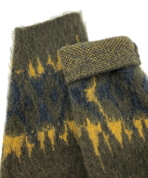 SUPREME（シュプリーム）Supreme (シュプリーム) ABSTRACT STRIPE CARDIGAN グリーン サイズ:Mの古着・服飾アイテム