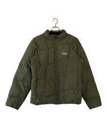 Dime（ダイム）の古着「Corduroy Wave Puffer Jacket」｜オリーブ