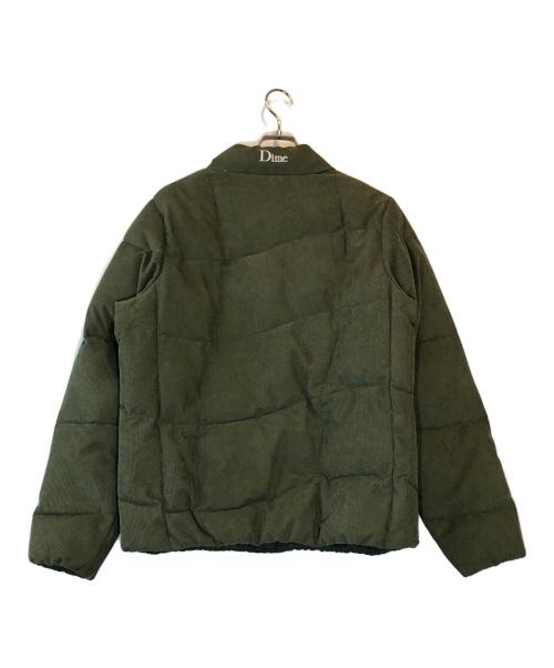 Dime（ダイム）Dime (ダイム) Corduroy Wave Puffer Jacket オリーブ サイズ:Mの古着・服飾アイテム