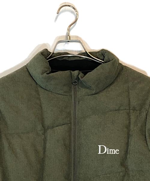 Dime（ダイム）Dime (ダイム) Corduroy Wave Puffer Jacket オリーブ サイズ:Mの古着・服飾アイテム