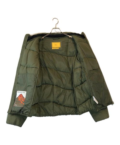 Dime（ダイム）Dime (ダイム) Corduroy Wave Puffer Jacket オリーブ サイズ:Mの古着・服飾アイテム