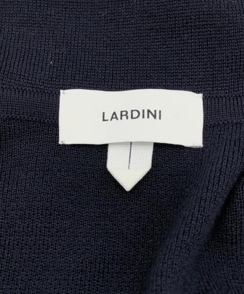 LARDINI（ラルディーニ）LARDINI (ラルディーニ) ウールミラノリブニットジャケット ネイビー サイズ:Sの古着・服飾アイテム
