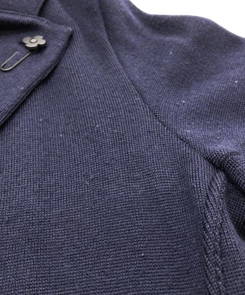 LARDINI（ラルディーニ）LARDINI (ラルディーニ) ウールミラノリブニットジャケット ネイビー サイズ:Sの古着・服飾アイテム