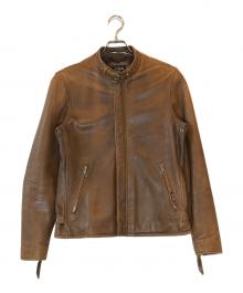 Schott（ショット）の古着「クラシックレーサージャケット」｜ブラウン