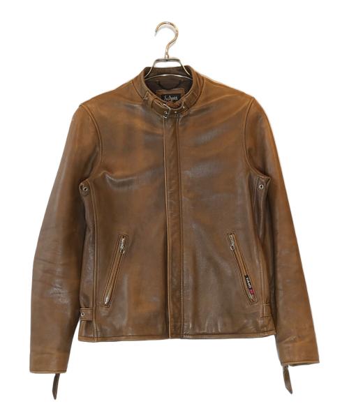 Schott（ショット）Schott (ショット) クラシックレーサージャケット ブラウン サイズ:Sの古着・服飾アイテム