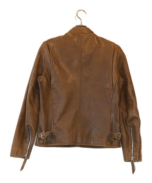 Schott（ショット）Schott (ショット) クラシックレーサージャケット ブラウン サイズ:Sの古着・服飾アイテム