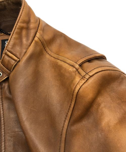 Schott（ショット）Schott (ショット) クラシックレーサージャケット ブラウン サイズ:Sの古着・服飾アイテム