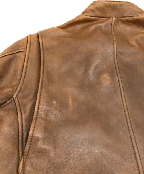 Schott（ショット）Schott (ショット) クラシックレーサージャケット ブラウン サイズ:Sの古着・服飾アイテム