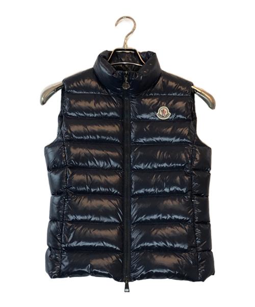 MONCLER（モンクレール）MONCLER (モンクレール) ダウンベスト ネイビーの古着・服飾アイテム