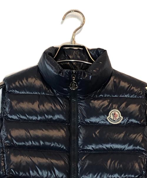 MONCLER（モンクレール）MONCLER (モンクレール) ダウンベスト ネイビーの古着・服飾アイテム