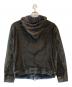 DIESEL (ディーゼル) フーディーデニムジャケット ブラウン サイズ:S：27000円