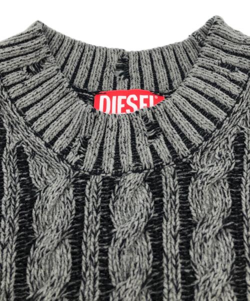 DIESEL（ディーゼル）DIESEL (ディーゼル) M-PANTESSE KNITWEAR グレー サイズ:XSの古着・服飾アイテム