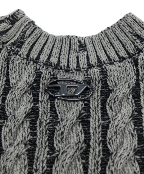 DIESEL（ディーゼル）DIESEL (ディーゼル) M-PANTESSE KNITWEAR グレー サイズ:XSの古着・服飾アイテム