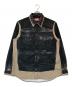 DIESEL（ディーゼル）の古着「フェードプリントワークシャツ」｜ブラック