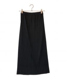 PLEATS PLEASE（プリーツプリーズ）の古着「プリーツスカート」｜ブラック