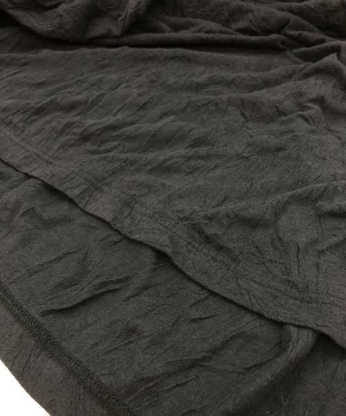 GROUND Y（グラウンドワイ）GROUND Y (グラウンドワイ) シワ加工・タートルネックロングカットソー ブラック サイズ:3の古着・服飾アイテム