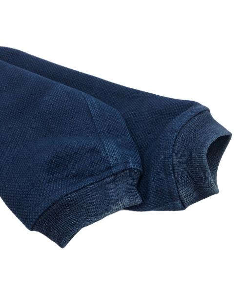 BLUE BLUE（ブルーブルー）BLUE BLUE (ブルーブルー) WOVEN SASHIKO MA JACKET ネイビー サイズ:2の古着・服飾アイテム