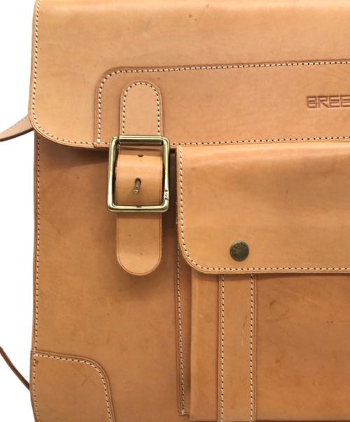 BREE（ブリー）BREE (ブリー) レザーブリーフケース ベージュの古着・服飾アイテム