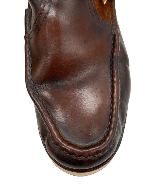 RUSSELL MOCCASIN（ラッセルモカシン）RUSSELL MOCCASIN (ラッセルモカシン) スウェード切替ノックアバウトブーツ ブラウン サイズ:8 1/2の古着・服飾アイテム