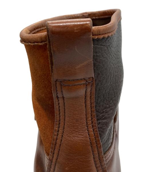 RUSSELL MOCCASIN（ラッセルモカシン）RUSSELL MOCCASIN (ラッセルモカシン) スウェード切替ノックアバウトブーツ ブラウン サイズ:8 1/2の古着・服飾アイテム