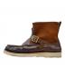 中古・古着 RUSSELL MOCCASIN (ラッセルモカシン) スウェード切替ノックアバウトブーツ ブラウン サイズ:8 1/2：15000円