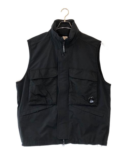 C.P COMPANY（シーピーカンパニー）C.P COMPANY (シーピーカンパニー) GD SHELL ベスト ブラック サイズ:XXLの古着・服飾アイテム
