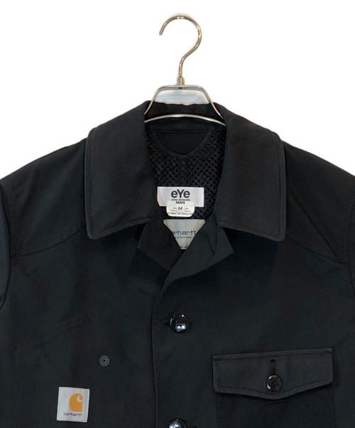 CarHartt（カーハート）CarHartt (カーハート) eYe COMME des GARCONS JUNYAWATANABE MAN (アイ コム デ ギャルソン ジュンヤ ワタナベ マン) カバーオール ブラック サイズ:Mの古着・服飾アイテム