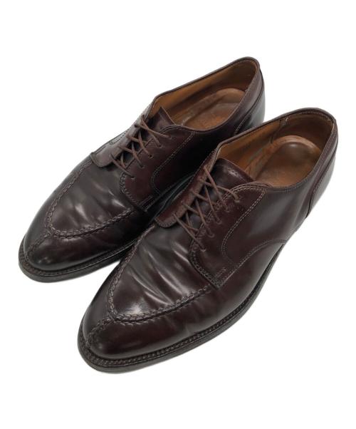 Alden（オールデン）Alden (オールデン) Uチップレザーシューズ ブラウン サイズ:８の古着・服飾アイテム
