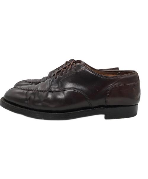 Alden（オールデン）Alden (オールデン) Uチップレザーシューズ ブラウン サイズ:８の古着・服飾アイテム