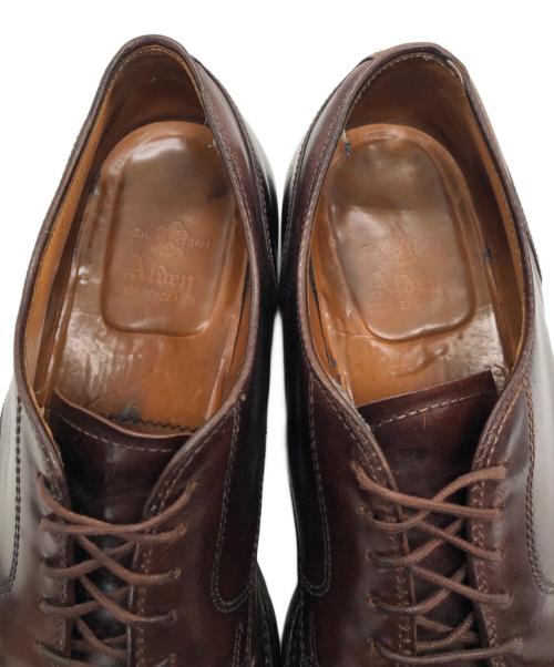 Alden（オールデン）Alden (オールデン) Uチップレザーシューズ ブラウン サイズ:８の古着・服飾アイテム
