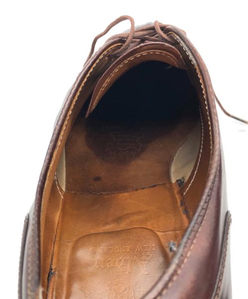 Alden（オールデン）Alden (オールデン) Uチップレザーシューズ ブラウン サイズ:８の古着・服飾アイテム
