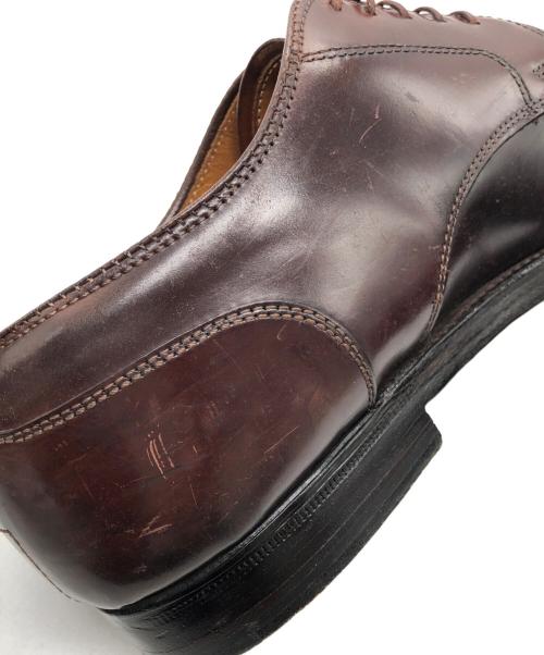 Alden（オールデン）Alden (オールデン) Uチップレザーシューズ ブラウン サイズ:８の古着・服飾アイテム