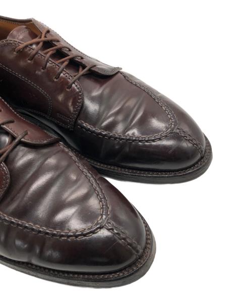 Alden（オールデン）Alden (オールデン) Uチップレザーシューズ ブラウン サイズ:８の古着・服飾アイテム
