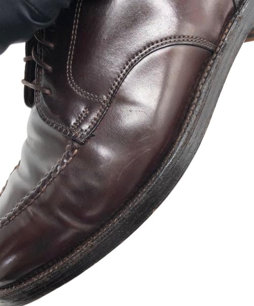 Alden（オールデン）Alden (オールデン) Uチップレザーシューズ ブラウン サイズ:８の古着・服飾アイテム