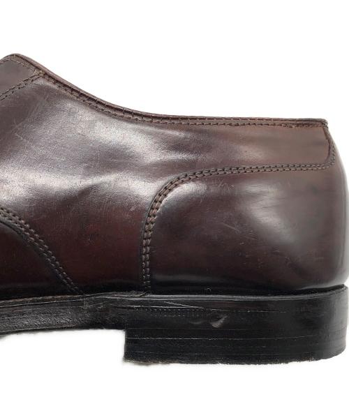 Alden（オールデン）Alden (オールデン) Uチップレザーシューズ ブラウン サイズ:８の古着・服飾アイテム
