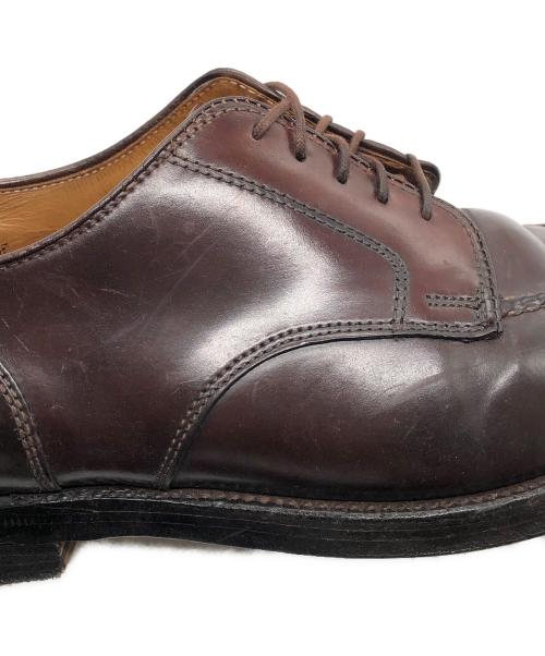 Alden（オールデン）Alden (オールデン) Uチップレザーシューズ ブラウン サイズ:８の古着・服飾アイテム