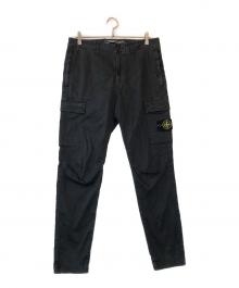 STONE ISLAND（ストーンアイランド）の古着「ワッペン付カーゴパンツ」｜ブラック